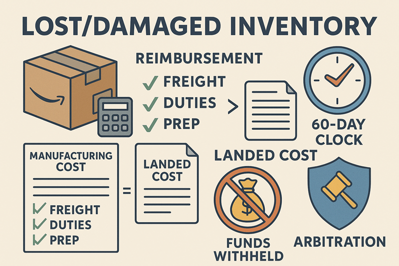 Lost or Damaged Inventory in Amazon Fulfillment